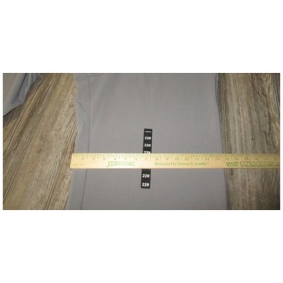 New Torrid Structured Wide Leg Pants Stretch Waist Trouser Pockets Grey Size 22R - Picture 7 of 11